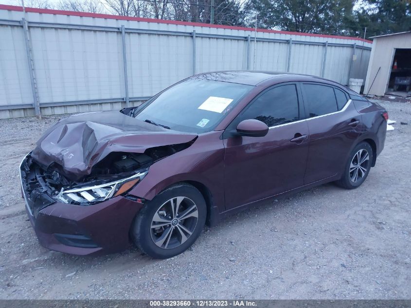 2021 Nissan Sentra Sv Xtronic Cvt VIN: 3N1AB8CV6MY301407 Lot: 38293660