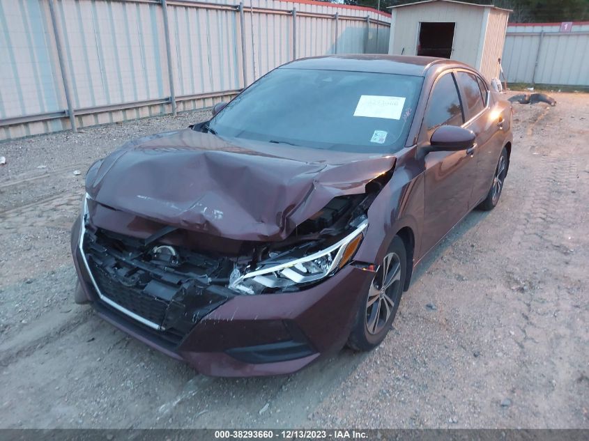 2021 Nissan Sentra Sv Xtronic Cvt VIN: 3N1AB8CV6MY301407 Lot: 38293660