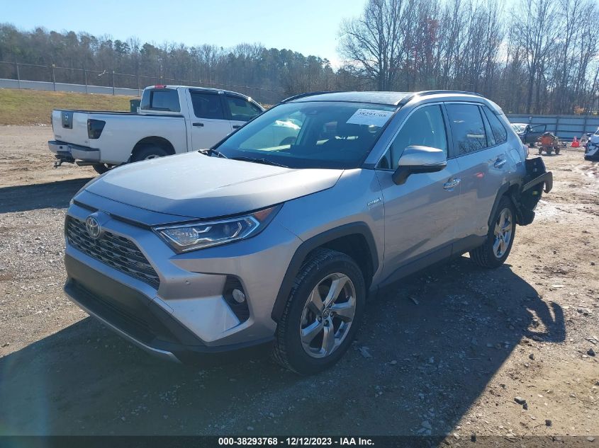 2020 Toyota Rav4 Limited Hybrid VIN: JTMDWRFV3LD544433 Lot: 38293768