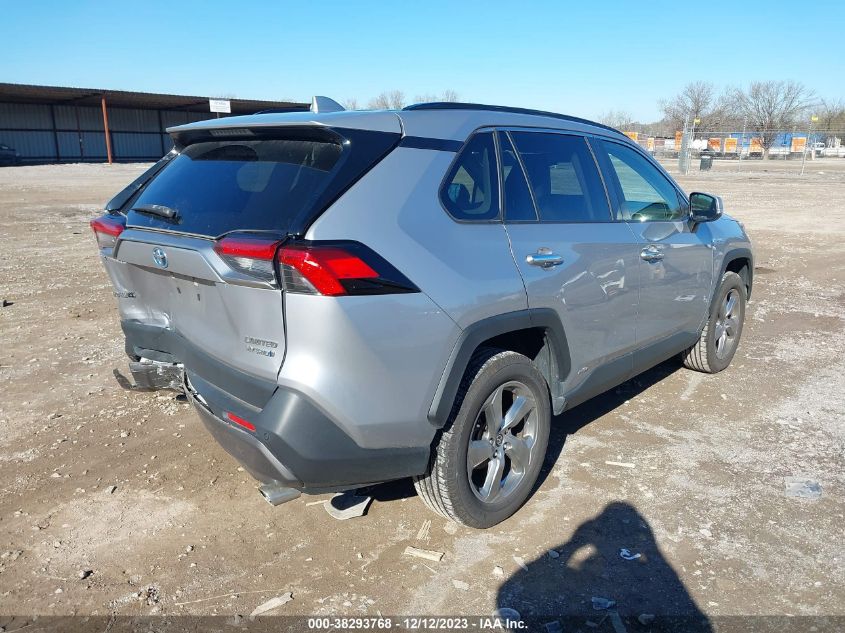 2020 Toyota Rav4 Limited Hybrid VIN: JTMDWRFV3LD544433 Lot: 38293768