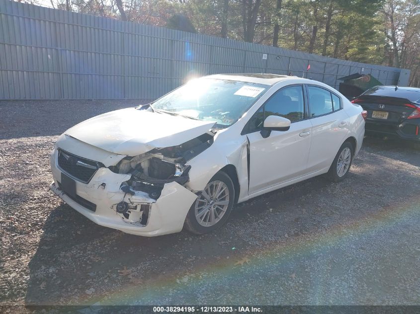 2017 Subaru Impreza 2.0I Premium VIN: 4S3GKAB64H3606072 Lot: 38294195