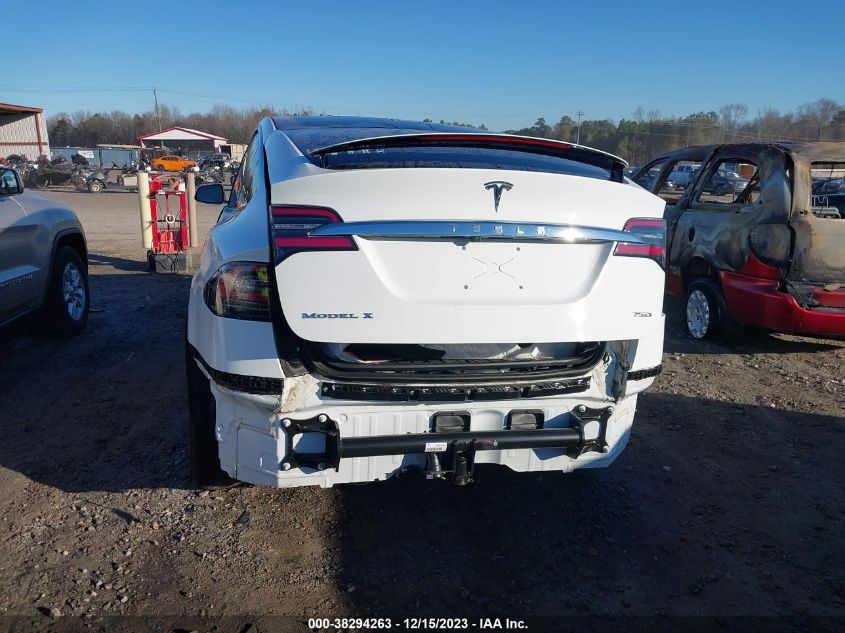 2016 Tesla Model X 60D/70D/75D/90D/P100D VIN: 5YJXCBE24GF008836 Lot: 38294263