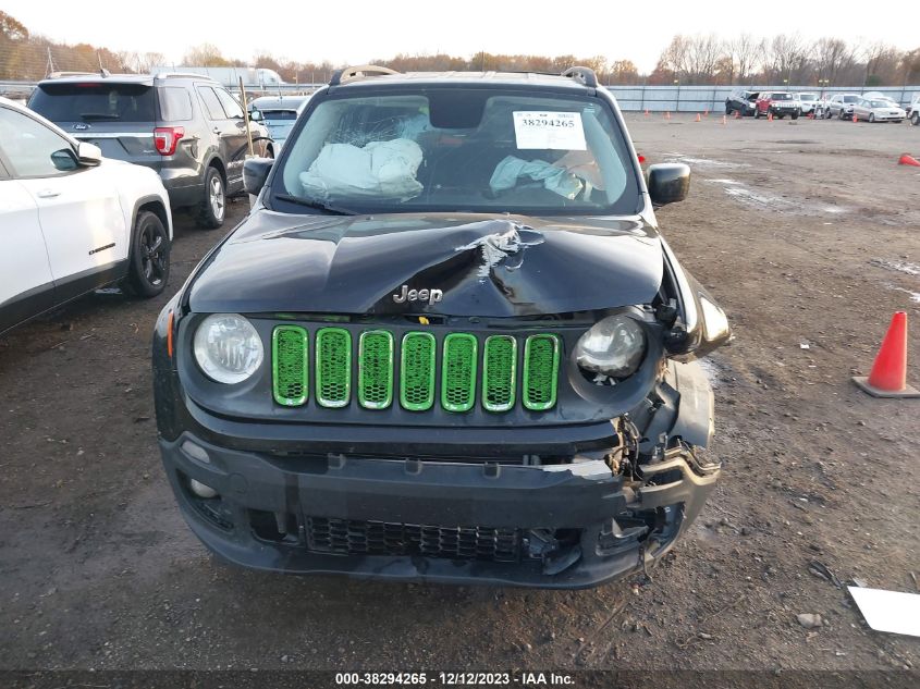 2017 Jeep Renegade Latitude 4X4 VIN: ZACCJBBB7HPE43711 Lot: 38294265