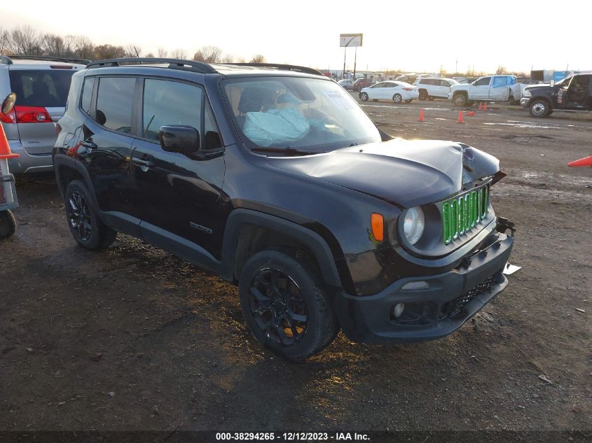 2017 Jeep Renegade Latitude 4X4 VIN: ZACCJBBB7HPE43711 Lot: 38294265