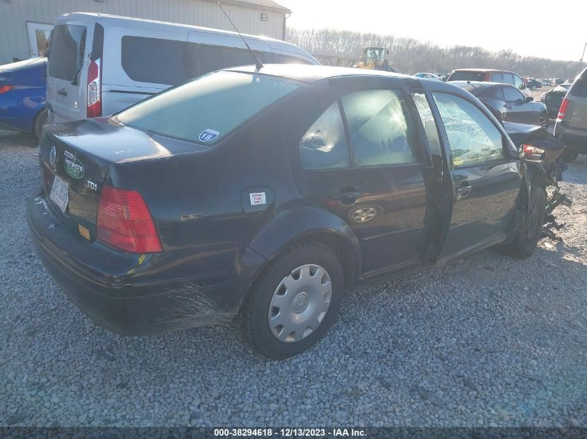 2000 Volkswagen Jetta Gl Tdi VIN: 3VWRF29M4YM004372 Lot: 38294618