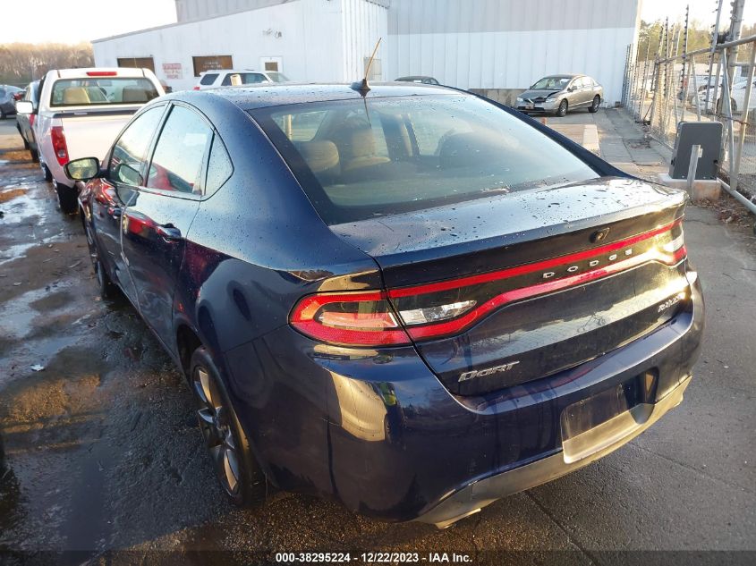 2015 Dodge Dart Sxt VIN: 1C3CDFBB7FD330873 Lot: 38295224