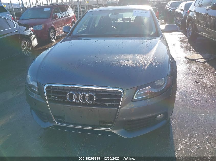 2012 Audi A4 2.0T Premium VIN: WAUBFAFL7CN010589 Lot: 38295349