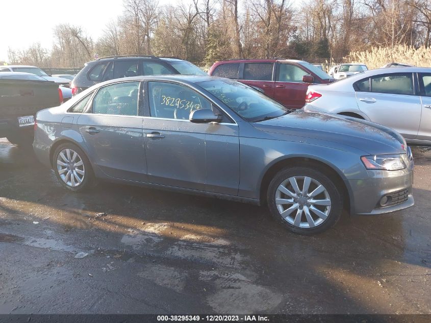 2012 Audi A4 2.0T Premium VIN: WAUBFAFL7CN010589 Lot: 38295349