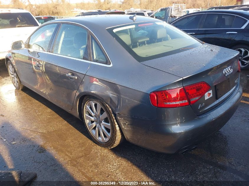 2012 Audi A4 2.0T Premium VIN: WAUBFAFL7CN010589 Lot: 38295349