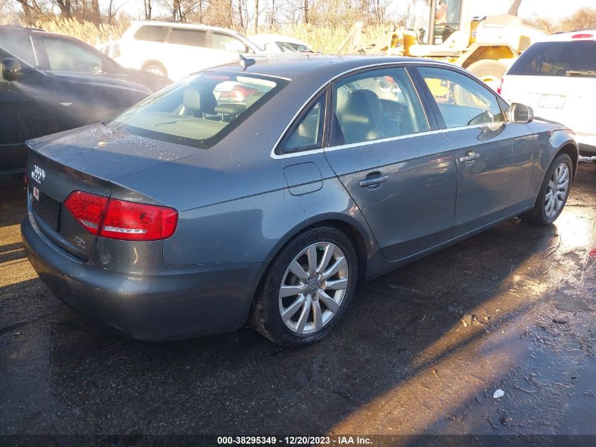 2012 Audi A4 2.0T Premium VIN: WAUBFAFL7CN010589 Lot: 38295349