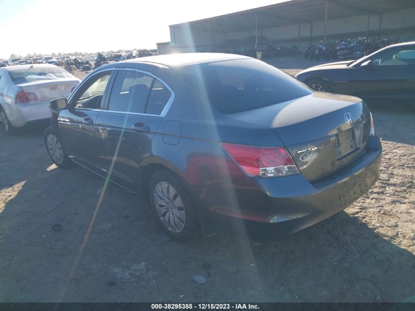 1HGCP2F39AA188374 2010 Honda Accord Sdn Lx