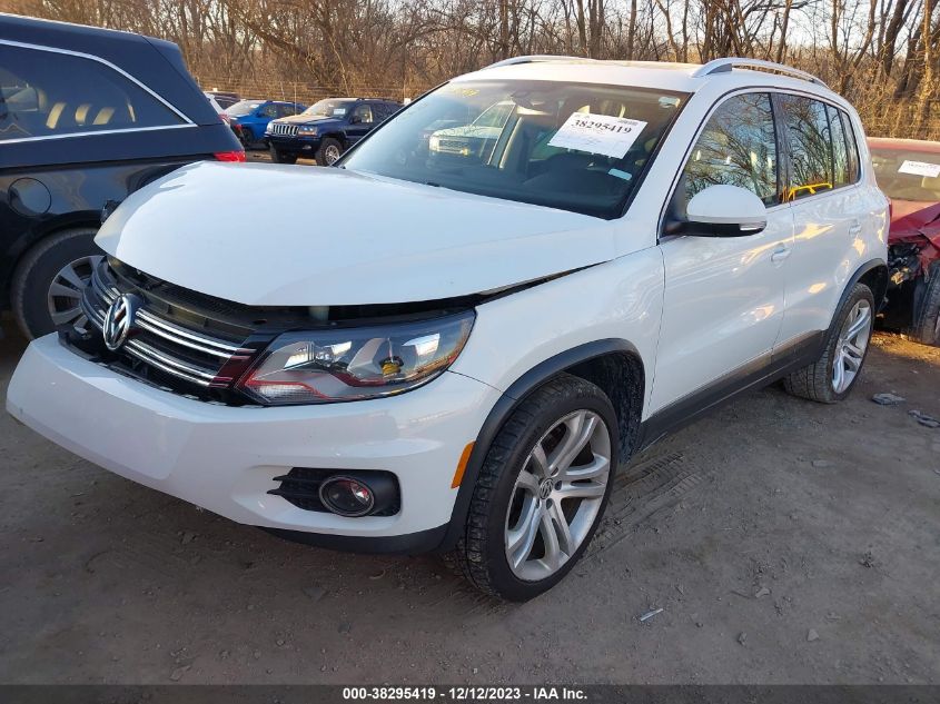 2016 Volkswagen Tiguan Sel VIN: WVGBV7AX6GW600295 Lot: 38295419