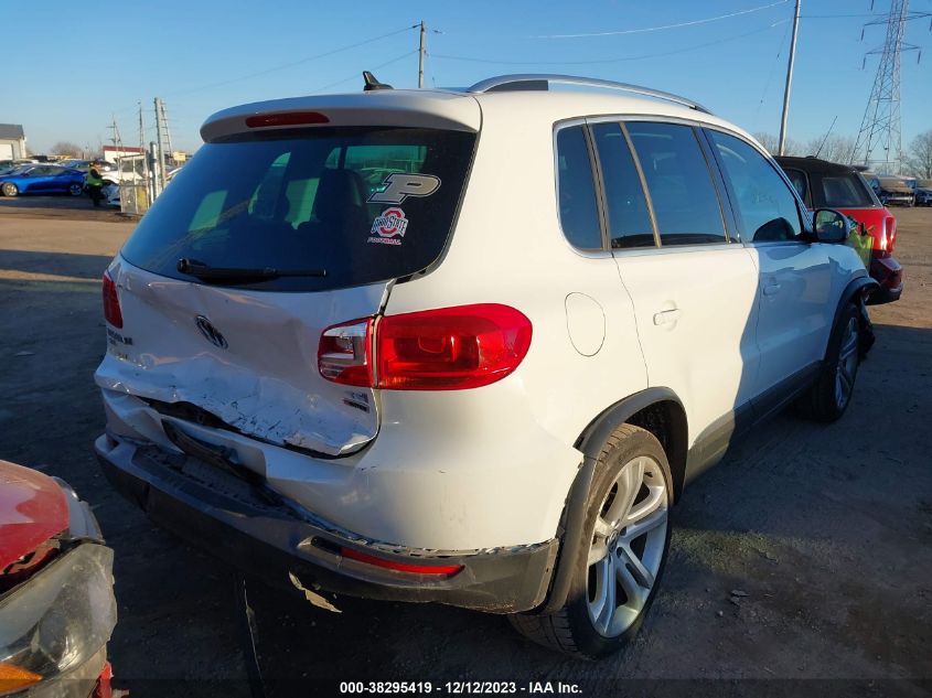 2016 Volkswagen Tiguan Sel VIN: WVGBV7AX6GW600295 Lot: 38295419