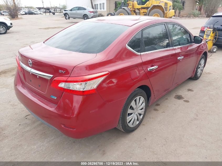 2013 Nissan Sentra Sv VIN: 3N1AB7AP4DL641537 Lot: 38295705