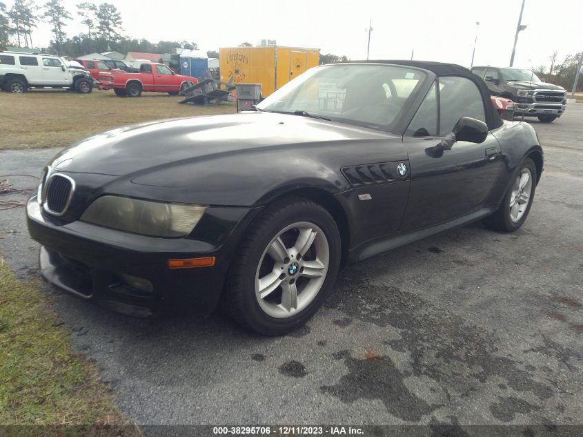 2001 BMW Z3 2.5I VIN: WBACN33411LM02993 Lot: 38295706