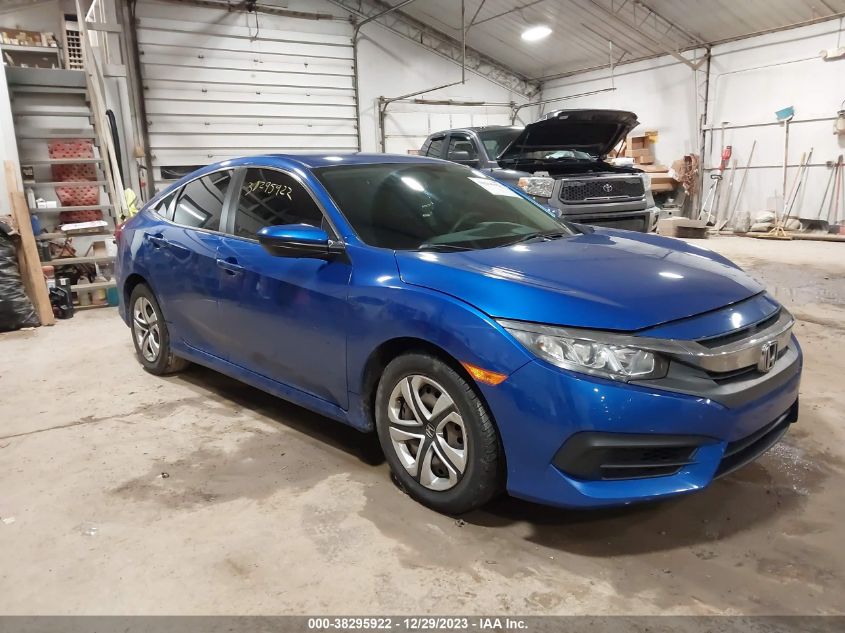 2016 Honda Civic Lx VIN: 19XFC2F50GE210339 Lot: 38295922