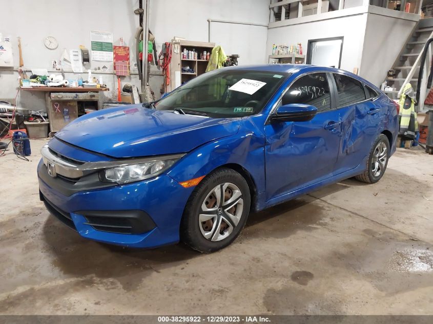 2016 Honda Civic Lx VIN: 19XFC2F50GE210339 Lot: 38295922