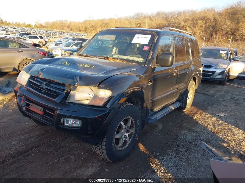 2002 Mitsubishi Montero Ltd VIN: JA4MW51R82J005299 Lot: 38295993