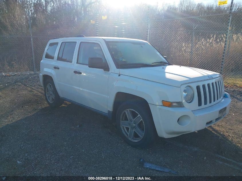 1J8FT28W38D626838 2008 Jeep Patriot Sport