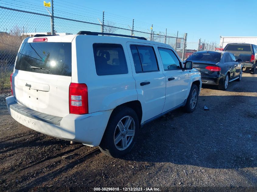 1J8FT28W38D626838 2008 Jeep Patriot Sport