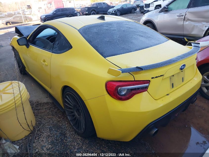 2017 Subaru Brz Series. Yellow VIN: JF1ZCAC11H9601178 Lot: 38296454