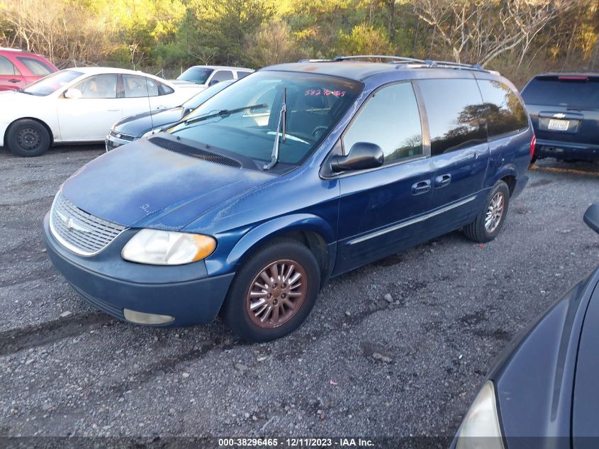 2002 Chrysler Town Country Limited VIN: 2C8GP64L72R584034 Lot: 38296465