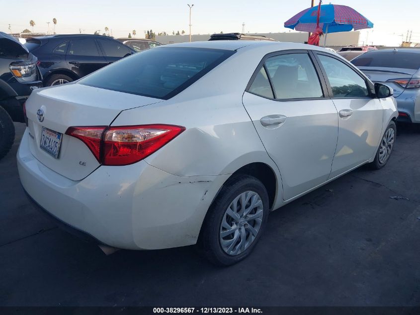 2017 Toyota Corolla Le VIN: 5YFBURHE2HP574439 Lot: 38296567