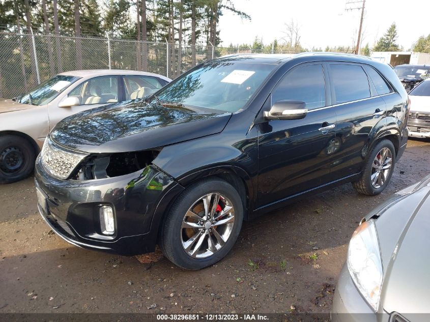 2014 Kia Sorento Limited V6 VIN: 5XYKWDA7XEG440934 Lot: 38296851