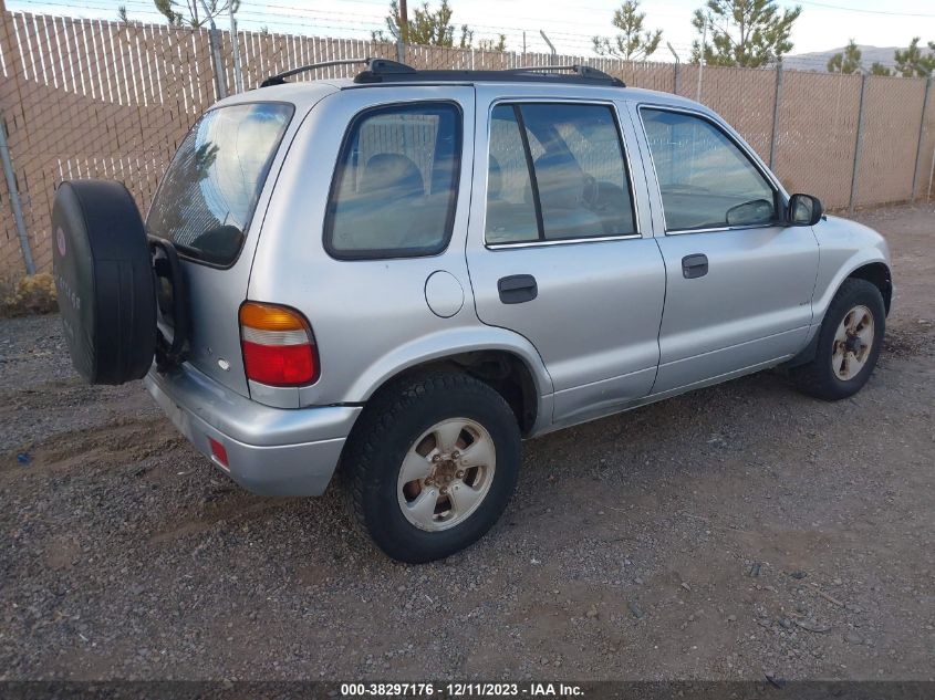 1997 Kia Sportage Base A4/Base M5/Ex VIN: KNDJA7234V5532685 Lot: 38297176