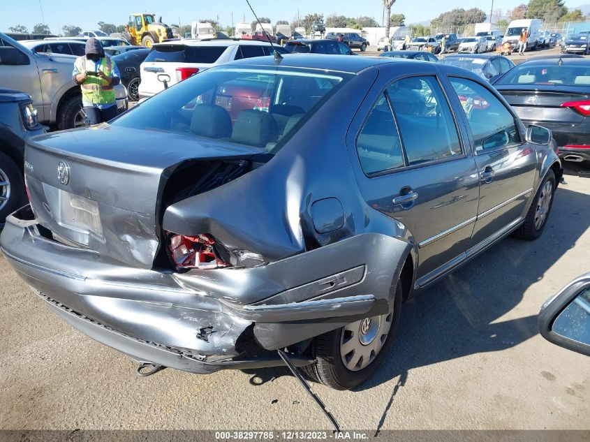 2004 Volkswagen Jetta Gl VIN: 3VWRA69M84M091838 Lot: 38297785