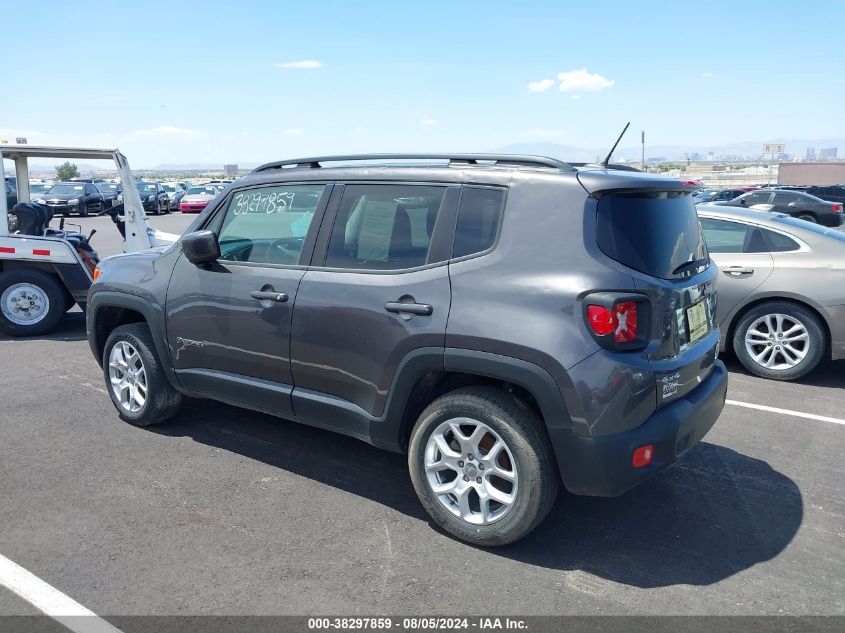 2017 Jeep Renegade Latitude 4X4 VIN: ZACCJBBB8HPF36172 Lot: 38297859