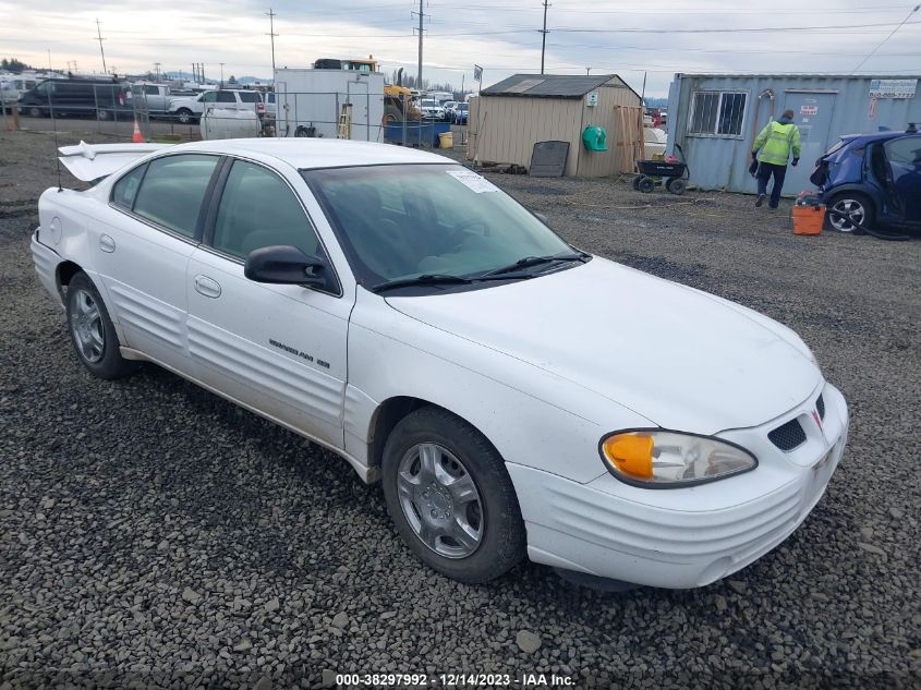 1999 Pontiac Grand Am Se VIN: 1G2NE52T8XM774256 Lot: 38297992