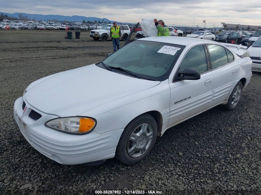 1999 Pontiac Grand Am Se VIN: 1G2NE52T8XM774256 Lot: 38297992