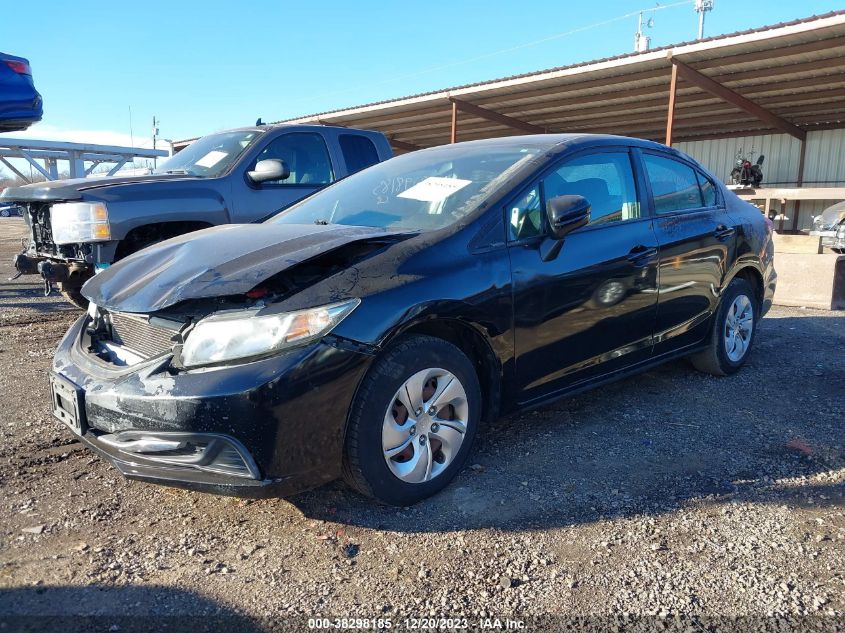 2014 Honda Civic Lx VIN: 2HGFB2F59EH558923 Lot: 38298185