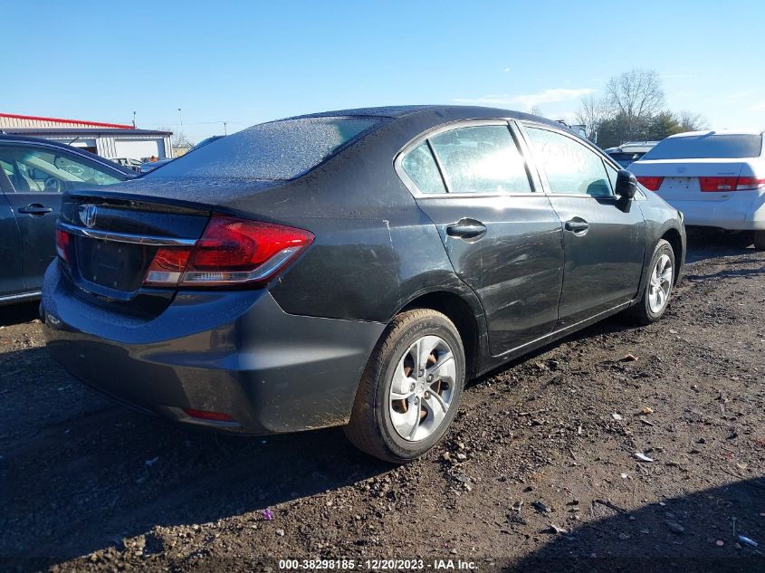 2014 Honda Civic Lx VIN: 2HGFB2F59EH558923 Lot: 38298185