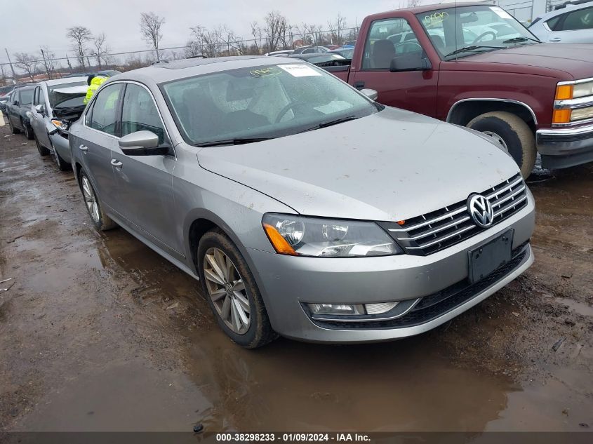 2013 Volkswagen Passat 2.5L Sel Premium VIN: 1VWCH7A3XDC047058 Lot: 38298233