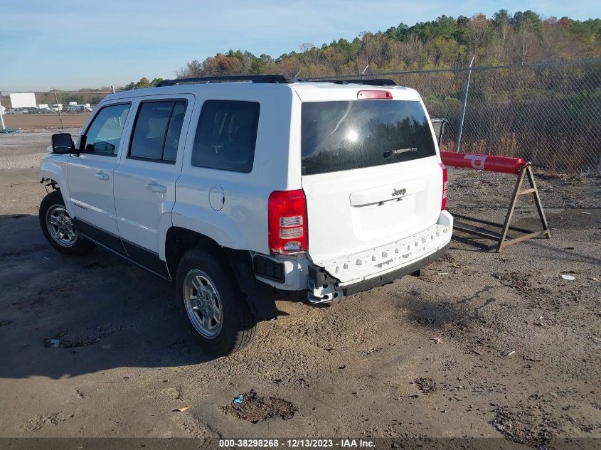 2016 Jeep Patriot Sport VIN: 1C4NJPBAXGD726730 Lot: 38298268