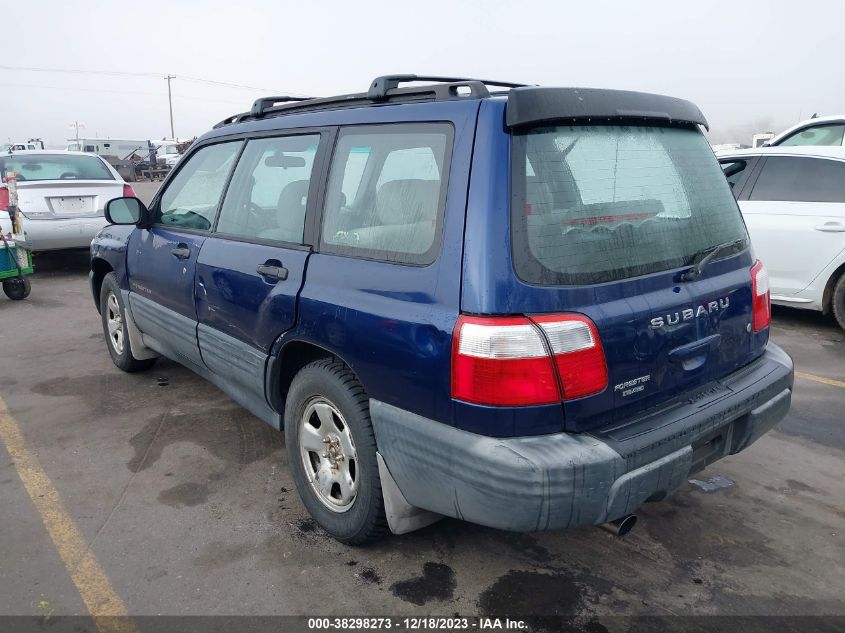 2001 Subaru Forester L VIN: JF1SF63511H727898 Lot: 38298273