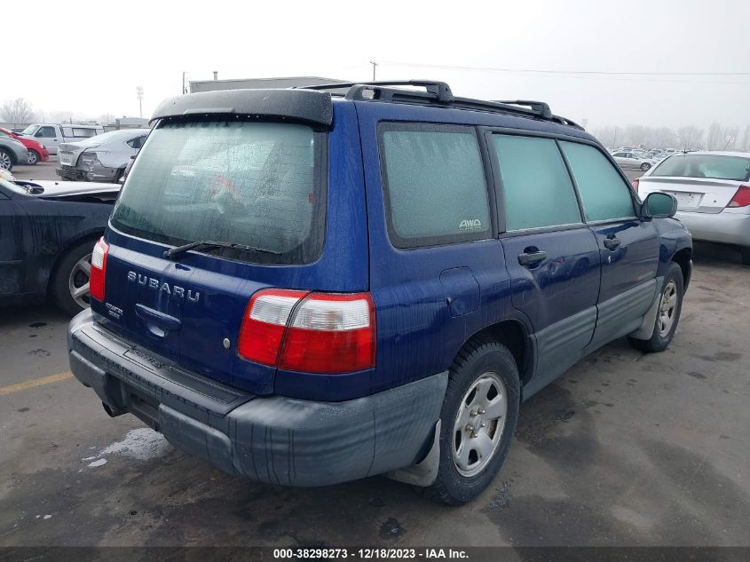 2001 Subaru Forester L VIN: JF1SF63511H727898 Lot: 38298273