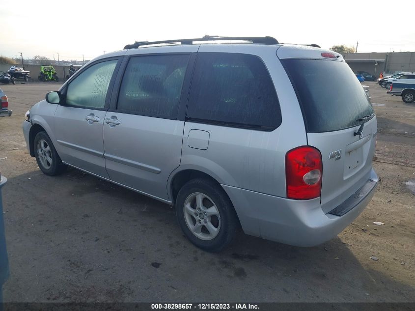 2002 Mazda Mpv Es/Lx VIN: JM3LW28JX20311790 Lot: 38298657