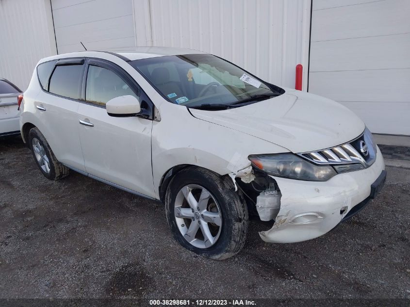 2010 Nissan Murano S VIN: JN8AZ1MU5AW003878 Lot: 38298681