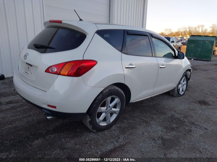 2010 Nissan Murano S VIN: JN8AZ1MU5AW003878 Lot: 38298681