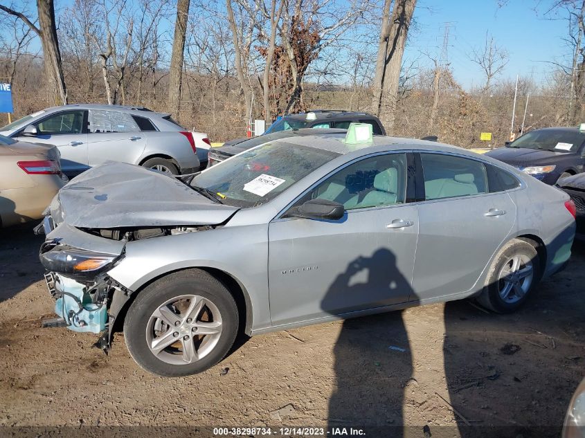 1G1ZB5ST6MF034509 2021 Chevrolet Malibu Fwd Ls