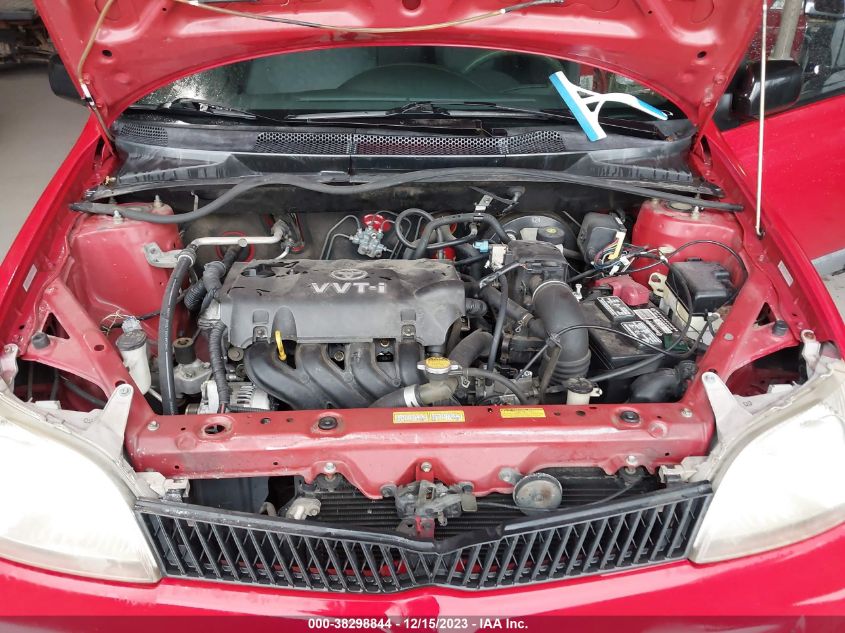 2001 Toyota Echo Base (M5) VIN: JTDBT123410137344 Lot: 38298844