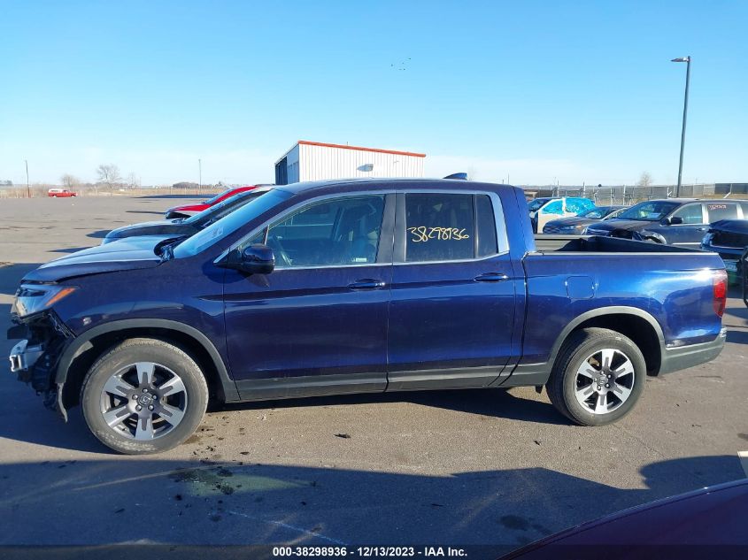 2019 Honda Ridgeline Rtl VIN: 5FPYK3F54KB018739 Lot: 38298936