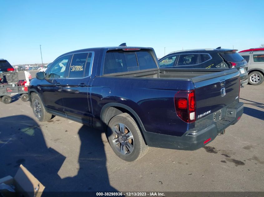 2019 Honda Ridgeline Rtl VIN: 5FPYK3F54KB018739 Lot: 38298936