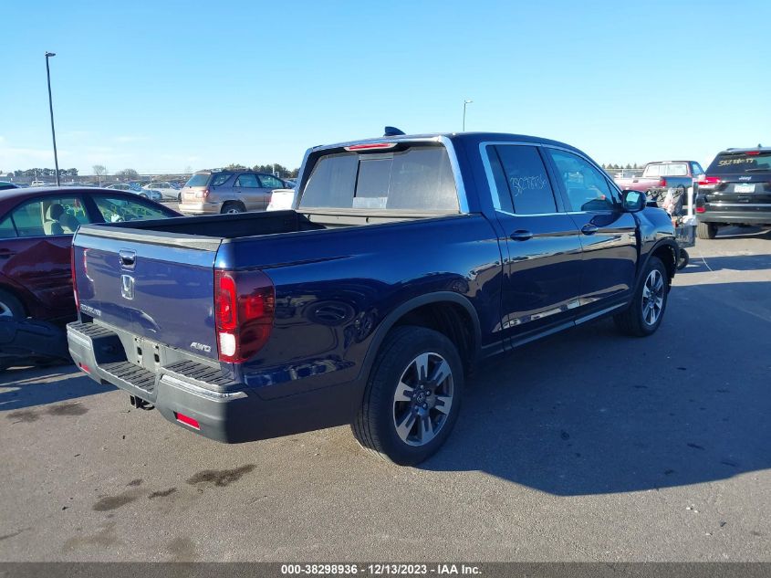 2019 Honda Ridgeline Rtl VIN: 5FPYK3F54KB018739 Lot: 38298936