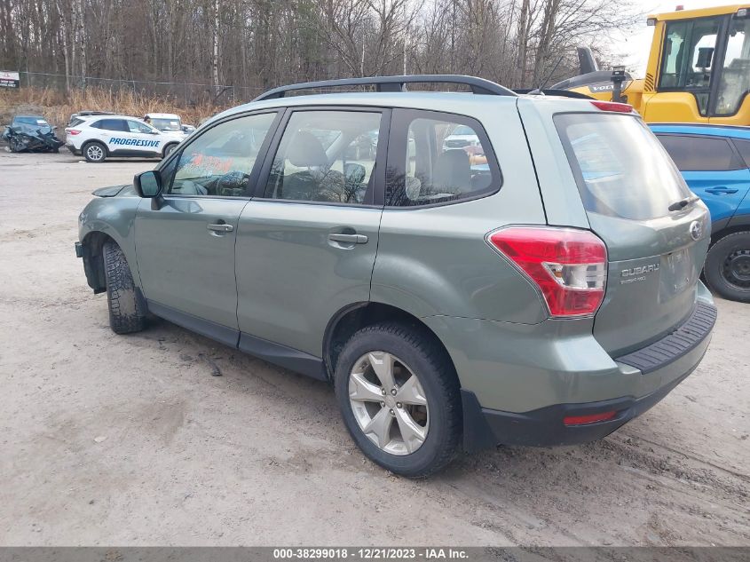 2015 Subaru Forester 2.5I VIN: JF2SJABC5FH488957 Lot: 38299018