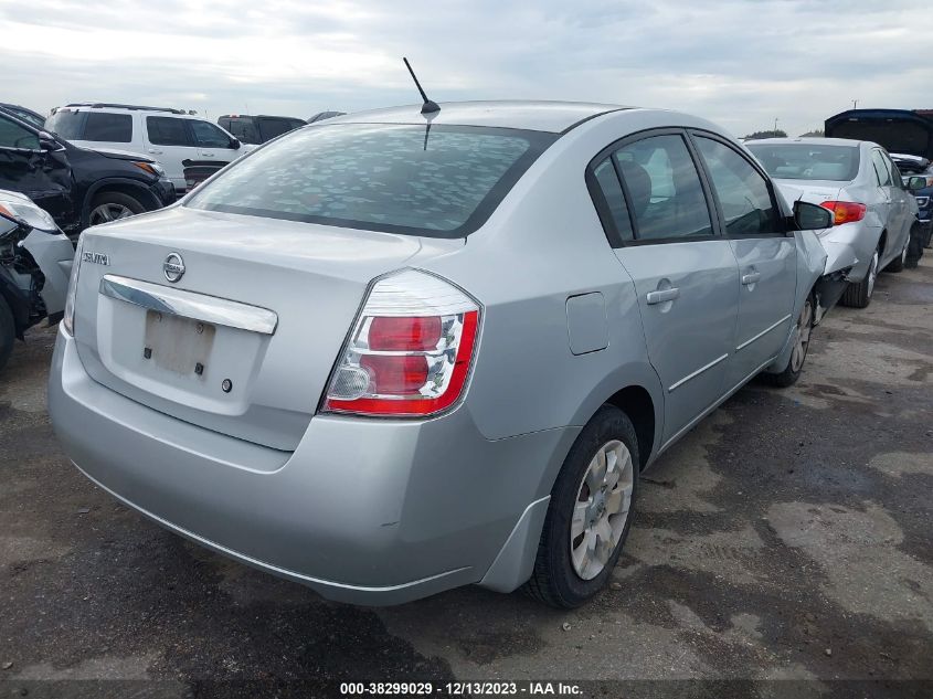 2010 Nissan Sentra 2.0 VIN: 3N1AB6AP2AL702535 Lot: 38299029