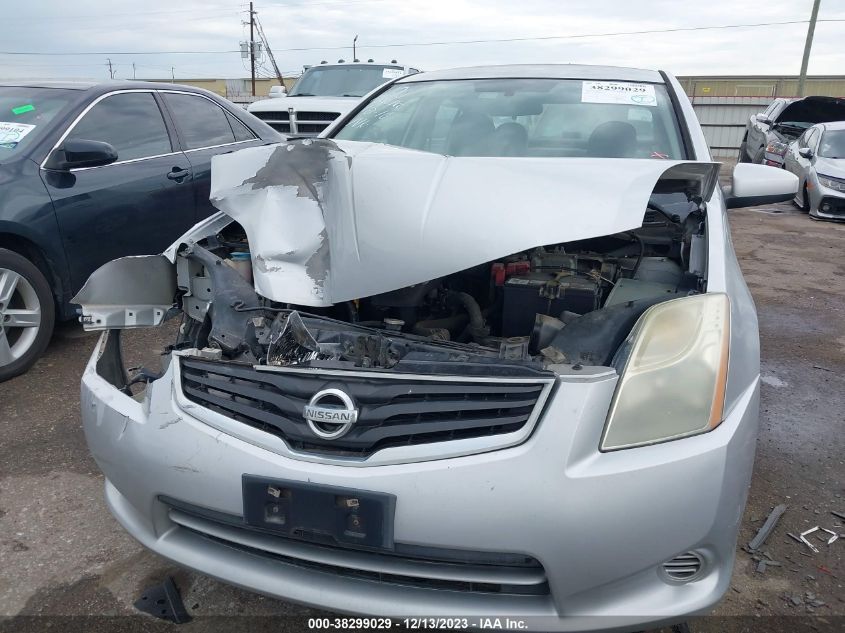 2010 Nissan Sentra 2.0 VIN: 3N1AB6AP2AL702535 Lot: 38299029